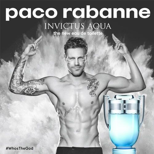 Miniatura Paco Rabanne Invictus Aqua Versão 2018 EDT - Imagem 4